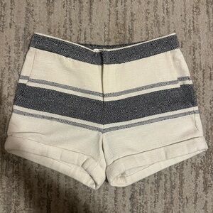 Derek Lam 10 Crosby Striped Tweed Shorts